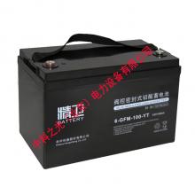 科华精卫蓄电池6-GFM-100 12V100AH铅酸免维护UPS不间断电源电池
