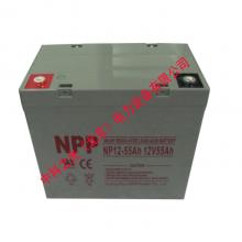 耐普蓄电池NP55-12 12V55AH 铅酸免维护UPS不间断电源电池